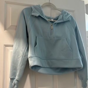 Quarter zip qua hoodie